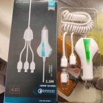 Aolike 5012 Car Phone Charger  USB Fast Charge One Drag 3in1 Universal Car Charger - Image 2