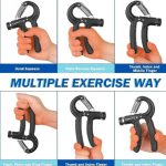 Hand Grip Strengthener Adjustable Resistance Wrist Strengthener Forearm Gripper Hand Workout Squeezer Grip Strength Trainer - Random Color - Image 2