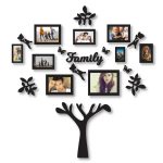 3d wall art family tree |  Wooden Family Tree Photo Wall decoration - Image 2