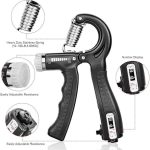 Hand Grip Strengthener Adjustable Resistance Wrist Strengthener Forearm Gripper Hand Workout Strength Trainer with counter (Random colour)
