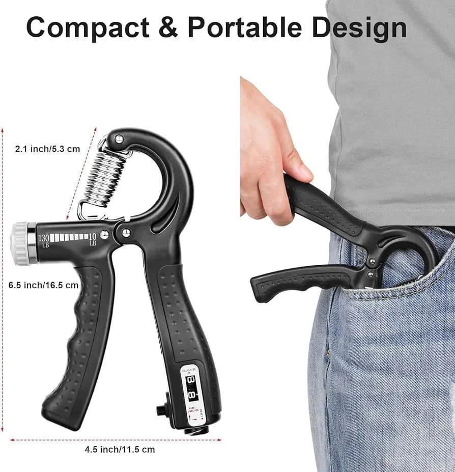 WhatsApp-Image-2024-11-03-at-2.52.18-PM-1.jpeg Hand Grip Strengthener Adjustable Resistance Wrist Strengthener Forearm Gripper Hand Workout Strength Trainer | With Counter (Random colour) - Image 1