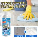 Stone Crystal Plating Cleaner Agent Stonework Polishing And Coating Agent Marble Tile Anti-Corrosion Incremental Crystal Stone Stain Remover With Box 100ml - Image 5