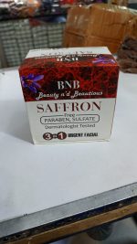B and B Saffron Whitening Facial Kit 3 in 1 - Urgent Facial & Dead Skin Removal - Image 2