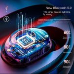 T2 TWS Wireless Earbuds Bluetooth 5.1 with LED Indicator, Type-C Charging Case, Noise Reduction & Long Battery Backup - Image 3