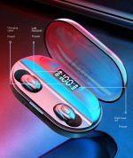T2 TWS Wireless Earbuds Bluetooth 5.1 with LED Indicator, Type-C Charging Case, Noise Reduction & Long Battery Backup - Image 2