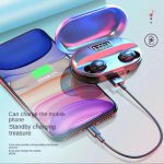 T2 TWS Wireless Earbuds Bluetooth 5.1 with LED Indicator, Type-C Charging Case, Noise Reduction & Long Battery Backup