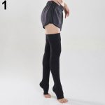 (pair ) School Uniform Dress Warm Woolen lycra Knee Warmers  half foot length (black) - Image 2