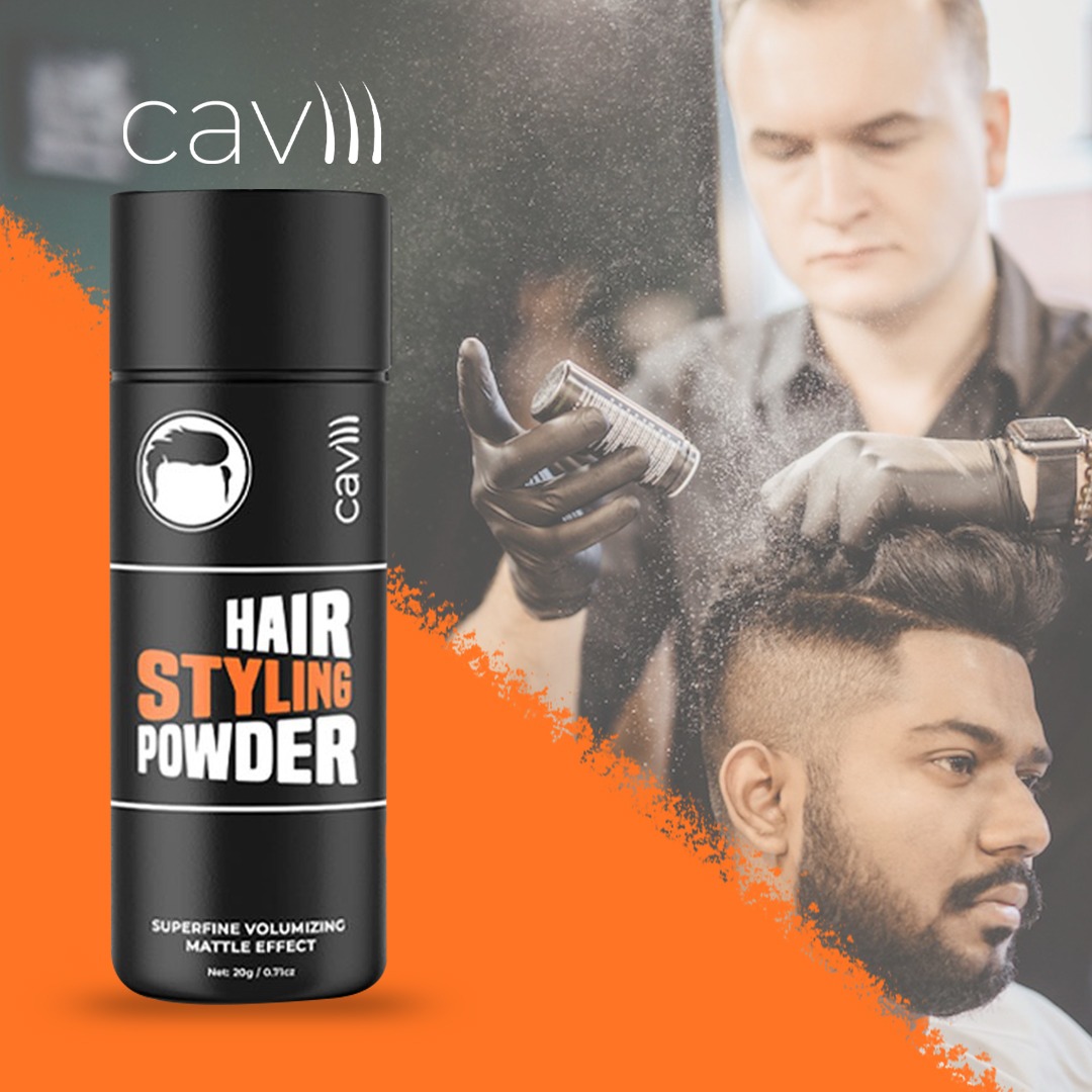 WhatsApp-Image-2024-11-30-at-6.25.56-PM.jpeg CAVI Hair Styling Powder – Superfine Volumizing Matte Finish Powder for Instant Texture & Strong Hold (20g) - Image 1