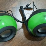 (Pair)  IF-10 USB 2.0 Mini USB Speaker for Laptop and Desktop (random color)