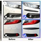 Universal Car Bumper Protector Strip Guard Corner Protection Strips Scratch Auto car Anti Collision Car Corner Bumper (Color White) - Image 3