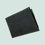Neubic cow Leather Plain Wallet Men Short Wallet Purse Small Vintage Wallets Card Holder ( black ) - Image 3