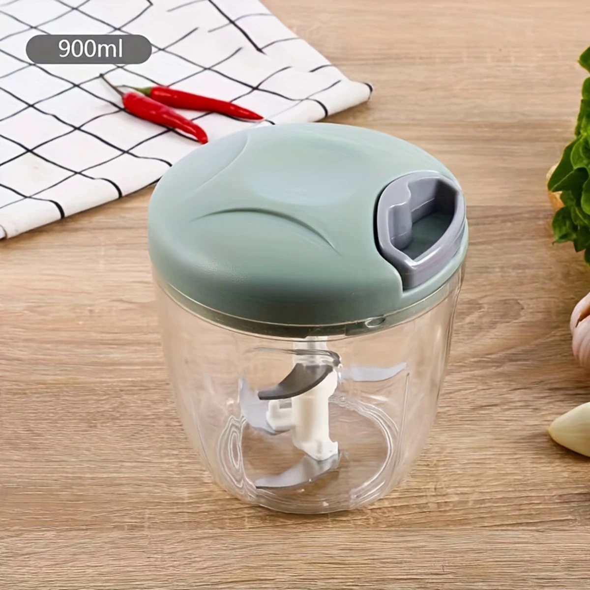 WhatsApp-Image-2025-01-04-at-1.42.27-AM-1.jpeg Hand Pulled Multipurpose Chopper & Cutter | Rope Pulled Chopper Multifunctional Meat Grinder, Vegetable Cutter (Random Color) - Image 1