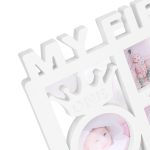 Newborn Baby Photo Frame Baby Pictures Plastic Frame For 12 months Monthly Milestone Photo Frame My First Year Picture Frame for Baby Newborn - Image 4