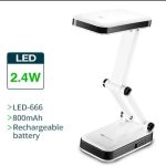 DP LED 666 - Portable Folding LED Desk Lamp with Adjustable Brightness – Travel-Friendly Study & Reading Light - Image 3