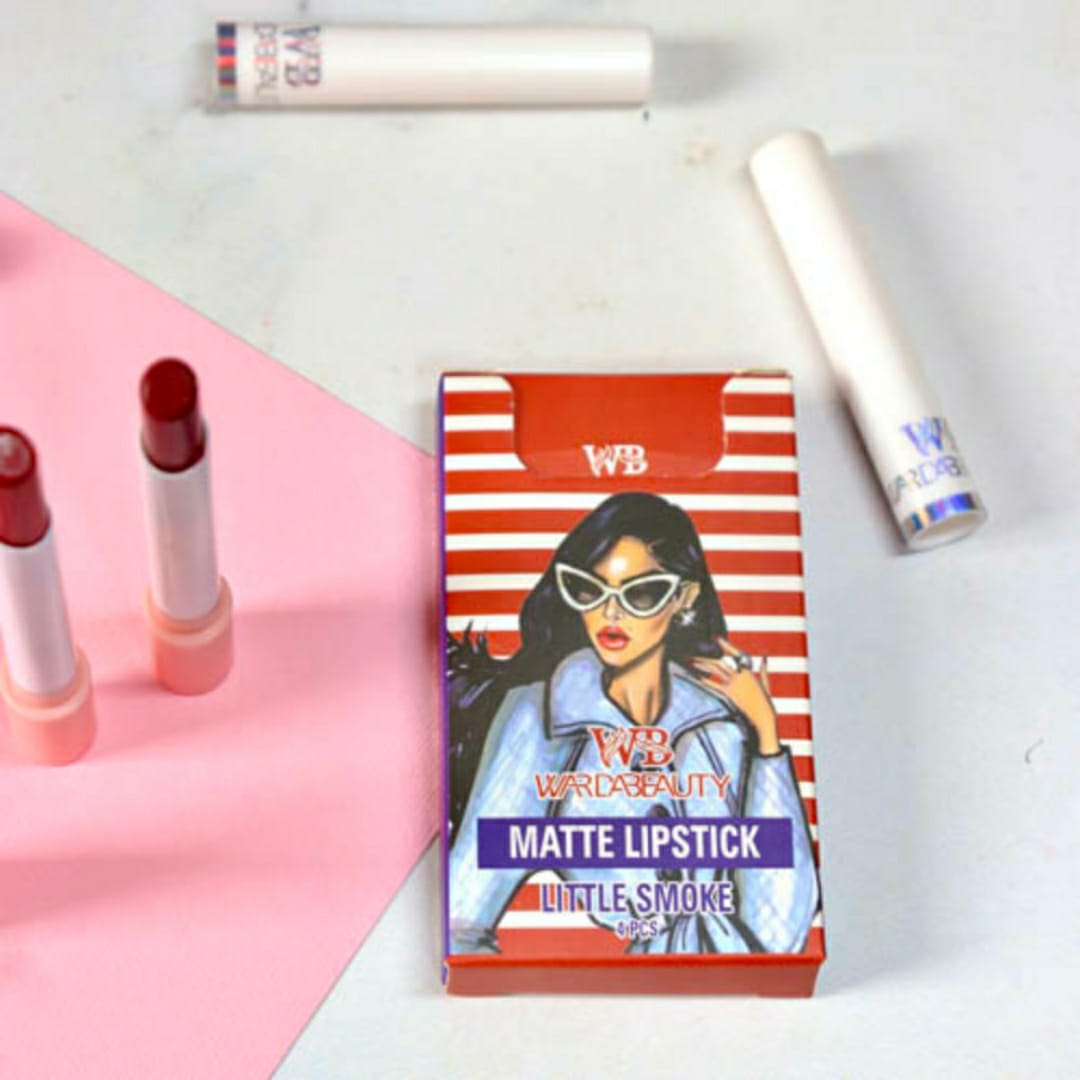WhatsApp-Image-2025-01-11-at-12.31.39-PM.jpeg Pack of 4 High Pigment Lipstick, Fatty Base Lipstick Naturally Tint Your Lips To Soft And Comfortable Matte (random color) - Image 1