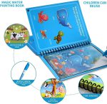Magic Water Book Painting Drawing Coloring Board Book Magic Water Pen ( Random Book ) - Image 5