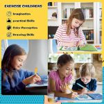 Magic Water Book Painting Drawing Coloring Board Book Magic Water Pen ( Random Book ) - Image 4