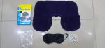 3 in 1 Combo Travel Kit of Neck Pillow, Eye Mask and Ear Plug (Random Colour) - Image 3