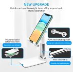 Foldable & Adjustable Mobile Phone and Tablet Stand | Flexible Desktop Mount & Lazy Bracket Support for All Devices (Random Color) - Image 2