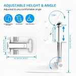 Foldable & Adjustable Mobile Phone and Tablet Stand | Flexible Desktop Mount & Lazy Bracket Support for All Devices (Random Color) - Image 5