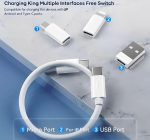 ( 5 in 1 ) Data Cable Set All Solutions in One | Data Cable Set 60w Fast Charging - Random Color - Image 4