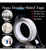 Nano Double-Sided Tape (2 Meters) – Washable, Reusable, and Strong Adhesive for Multi-Purpose Use – Versatile Tape for Home, Office, and DIY Projects - Image 3