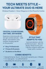 AirPods Pro 2 + Ultra 7-in-1 Smartwatch Combo | Premium Sound & Style Deal - Image 5
