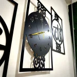 Islamic Allah Muhammad (SAW) 3d wood wall clock  For Home And Office Decoration - Image 4