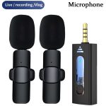 ULTIMATE K35 Professional Vlogging High Quality Collar Wireless Microphone - Image 2