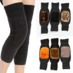 ( Pair ) Unisex Women Men’s Cashmere Wool Knee Brace Pads | Winter Warm Thermal Knee Warmers Velvet Knee Protector (random color) - Image 5