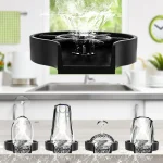High Pressure Faucet Glass Rinser Automatic Cup Washer Bar Kitchen Beer KTV Milk Tea Cup Cleaner Tool Sink Accessories Gadgets - Image 3