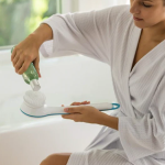 Bathing Spinning Brush with Mesh Sponge Stone 5 Spa Attachment for Cleanse and Pamper Your Body - Image 4