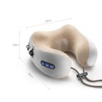 U Shaped Pillow Neck Massager USB Charging Portable Neck Shoulder Cervical Relaxing Massager Protector Outdoor Home Car - Image 2