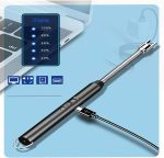 Arc Lighter With Usb Charging | Flameless Windproof | LED Battery Display | Safety Switch | Rotate 360 Degrees(random colors) - Image 2