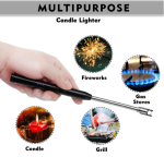 Arc Lighter With Usb Charging | Flameless Windproof | LED Battery Display | Safety Switch | Rotate 360 Degrees(random colors) - Image 4