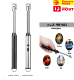 Arc Lighter With Usb Charging | Flameless Windproof | LED Battery Display | Safety Switch | Rotate 360 Degrees ( Random Color ) - Image 5