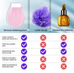 Hammer Moroccan Exfoliating Gloves  - Dead Skin Remover - Exfoliating Bath Washcloth Scrub Mitt for Body - Exfoliating Massage Mitt Back Scrubber Glove - Each - Image 4