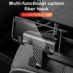 Universal Car Seat Back Hook Headrest Hanger Bag Clothes Hanging Storage Hooks With Phone Holder Duarable Hook Auto Interior Accessories - Image 5