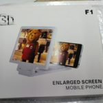 8 Inch F1 3D Mobile Phone Screen Magnifier HD Video Amplifier Stand Bracket with Movie Game Magnifying Folding Phone Desk Holder