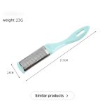 2 in 1 Latest Hot Sale Foot File Pedicure Professional Foot Rasp Hard Skin Remover Tool and Nails   ( Random color) - Image 4