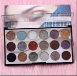 Miss Rose 18 Colors Sequins Glitter Powder High Gloss Pearly Eye shadow Palette - Image 2
