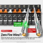 LED Test Pen Intelligent Induction Power Voltage Detector Pen Voltmeter 24-250V Circuit Tester Tool - Image 2