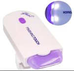 Women’s Electric Hair Remover with Advanced Sensa-Light Technology & Built-in LED Light | Safe & Painless Shaver for Face, Arms, Armpits, Legs & Full Body | Portable Lipstick-Design Razor, Washable Head, Gentle on Skin, Battery Operated - Image 3