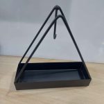 Mosquito Coil Holder Incense Burner Decorative Ornament Craft  Triangle (Only black)