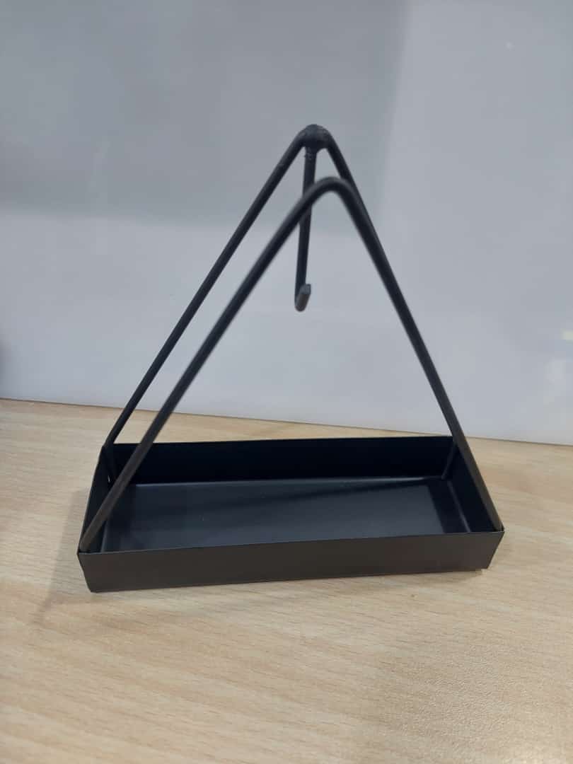 c8ec9373-b86f-4f1f-adc9-7a218cadbdc3.jpeg Mosquito Coil Holder Incense Burner Decorative Ornament Craft Triangle (Only black) - Image 1