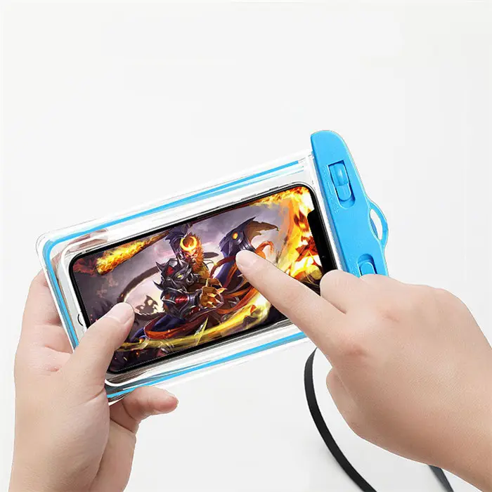 d-7.webp Water Proof Cover Bag for Mobile - Max screen size could be 6.2 inches - Random Color - Image 1