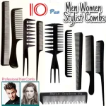 Pack of 10-Professional Hairdressing Combs For Women And Men - Image 5
