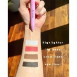 Eye ShadowLiner Combination 4 In 1 Makeup Pen Multifunctional Cosmetics Ballpoint Pens Waterproof Eyeliner Eyebrow Pencil Long lasting Highlighter Stick
