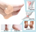 Half Heel Pain Anti-Crack Silicone Set â€“ Unisex Anti-Crack Pain Relief - 01 Pair - Image 4