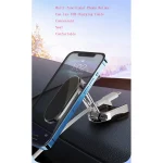 Folding Car Mobile Phone Bracket Base Strong Magnetic Suction 360 Degree Rotating Adjustable Height Air Outlet Navigation Holder - Mobile Stand - Phone Stand - Stand For Mobile Phone - Image 2